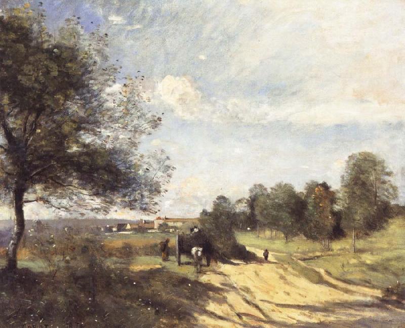 Jean Baptiste Camille  Corot THe Wagon